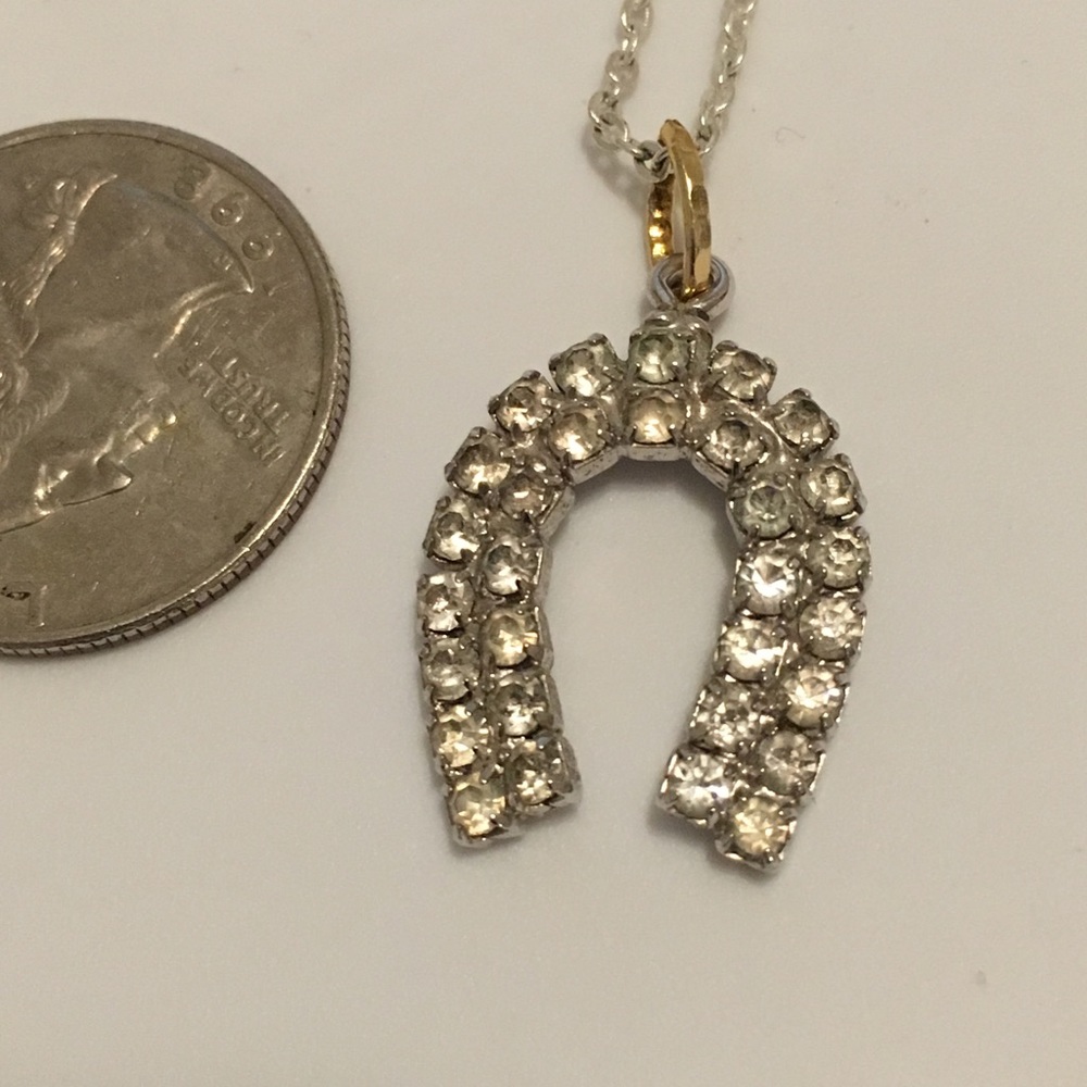 Horseshoe Pendant on Sterling Silver Chain